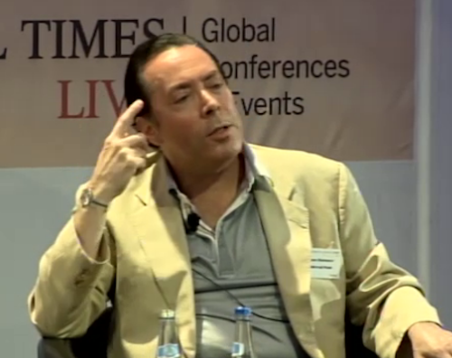 Kevin Kleinmann at the Financial Times Luxury Summit