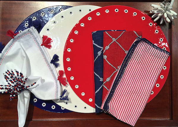 Kim Seybert Grommet Border placemats