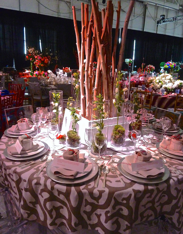 Krista Fox table at the Red Cross Red & White ball