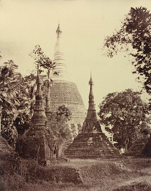 Linnaeus Tripe Rangoon: Near View of the Shwe Dagon Pagoda November 1855