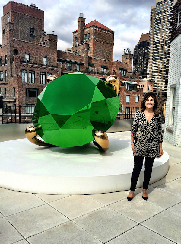 Lisa Perry and Jeff Koons ring