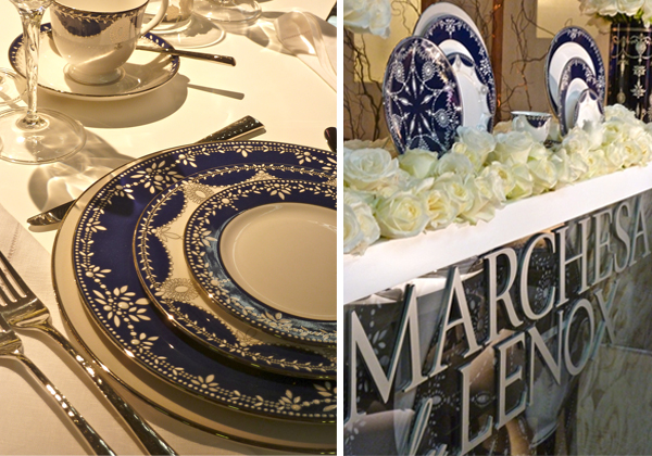 Marchese for Lenox Couture Collection table at the DIFFA Dining by Design event at the 2012 Architectural Digest Home Show