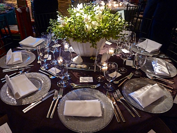 Mauro Gomes for Magnaflora Orchid Dinner table