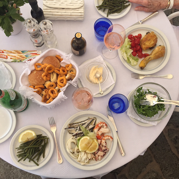 Max Sinsteden tablescape from Capri