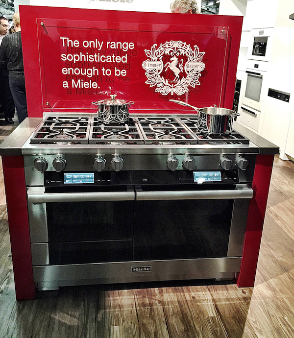 Miele range at the AD Home Design Show