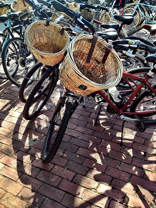 Nantucket bike baskets