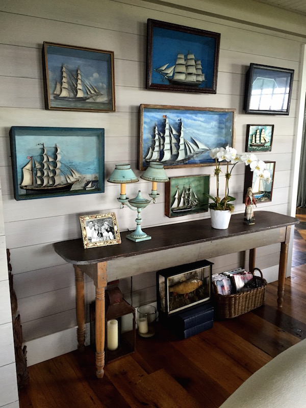 Nantucket house tour ship dioramas