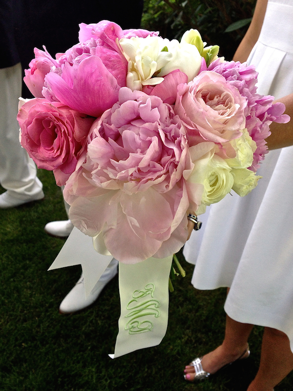 Nantucket wedding bridesmaids' bouquets