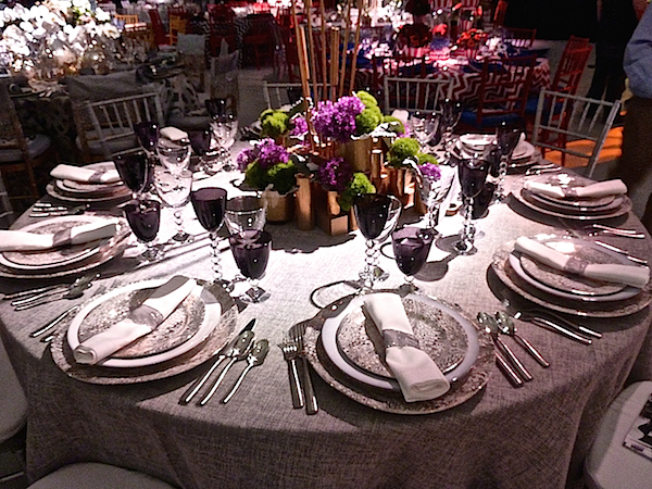 Nanz table at the Red Cross Red & White ball 2014