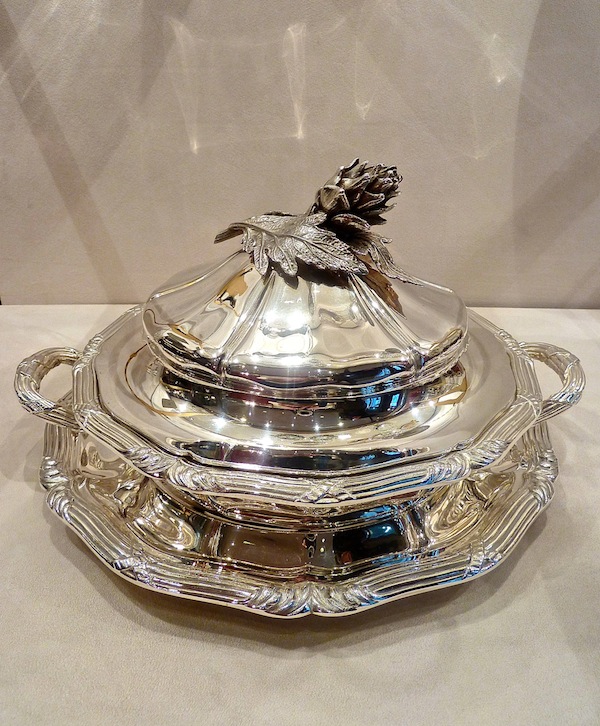 Odiot artichoke vegetable tureen 1840