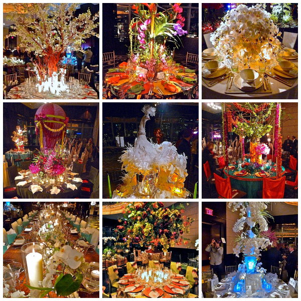 NYBG Orchid Dinner Collage
