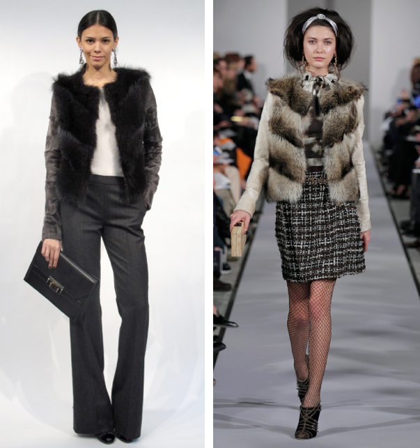 Oscar de la Renta 2012 fall fur collection