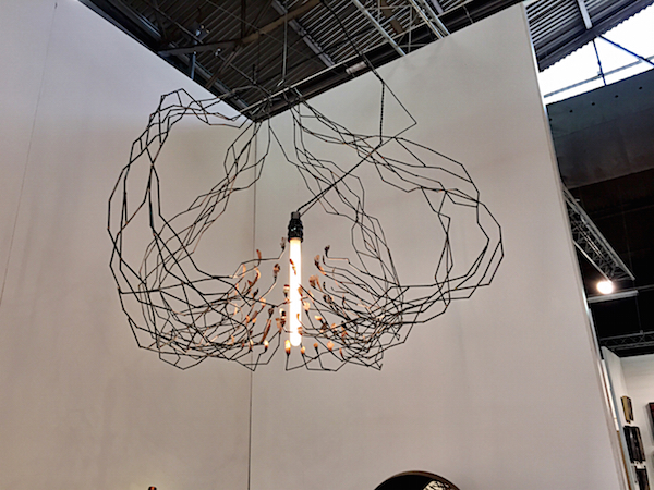 Otis and Otis chandelier at the Architectural Digest Home Design Show 2015