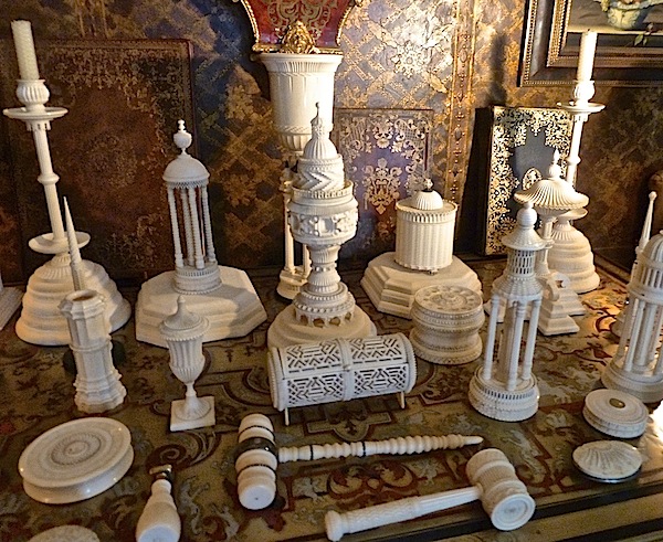 Howard Slatkin collection of turned ivory