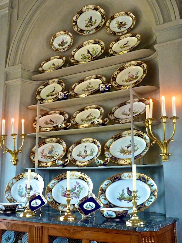 Sevres dinner service at the champ de bataille