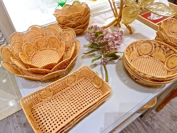 wicker baskets Dior Home