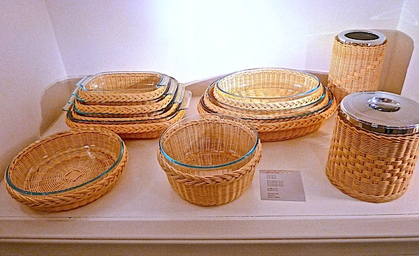 wicker serving pieces Dior Home