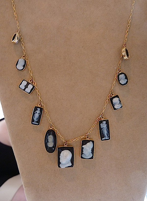 Camilla Dietz Bergeron cameo necklace