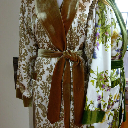 Soffia B. silk robes and dressing gowns