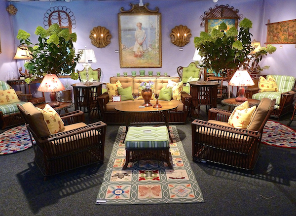 Antique American Wicker at the 2014 Antiques & Design Show of Nantucket