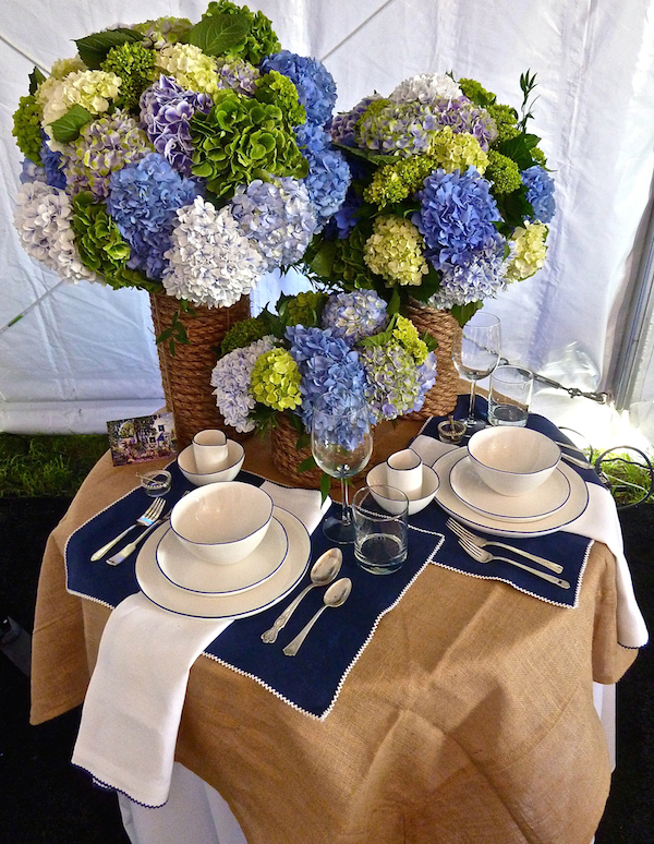 Flowers on Chestnut at A Perfect Setting at the  Nantucket Antiques Show