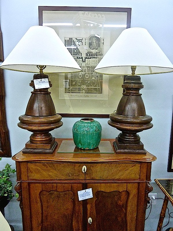 aquamarine booth at the Fairfield County Antique and Design Center