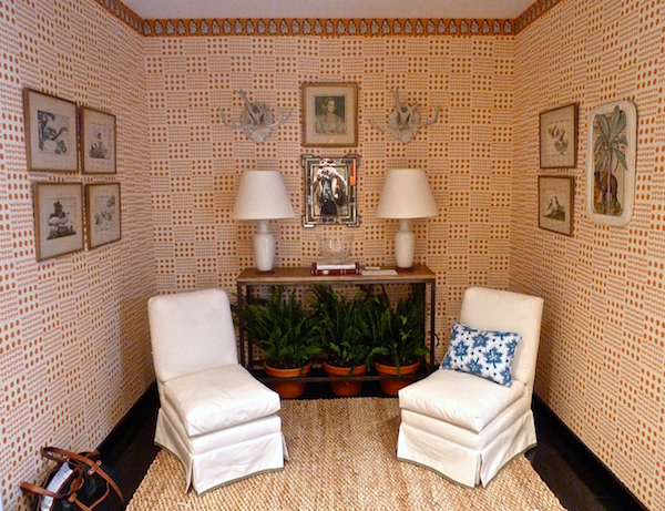 Sister Parish Design vignette for Rooms with a View designer showhouse