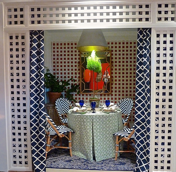 Parker Rogers vignette at Rooms with a View Designer Showhouse