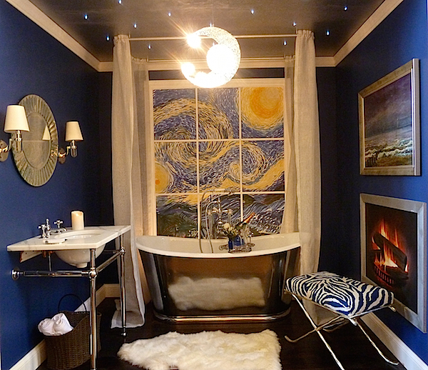 New York School of Interior Design vignette for the Rooms with a View designer showhouse