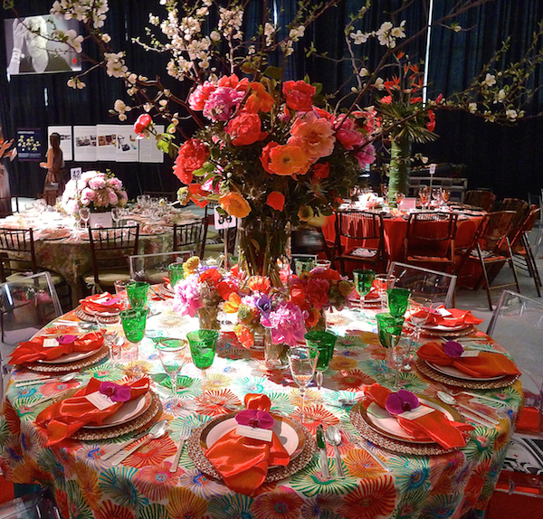 Parker Rogers table at the Red Cross Red & White ball