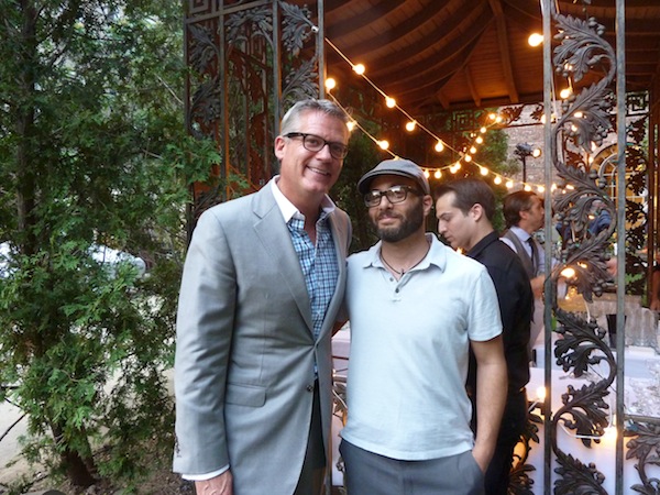 The New Traditionalist partner Phillip Erdos with Fortuny partner Mickey Riad
