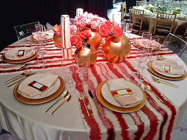 Pimlico table at the Red Cross Red & White ball