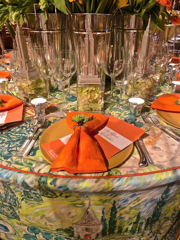 Roric Tobin for Geoffrey Bradfield Lenox Hil gala table