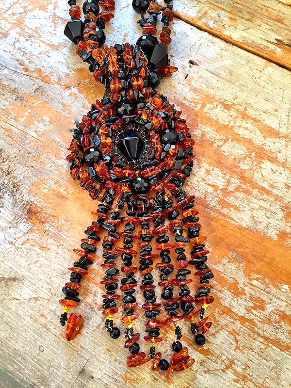 Rosita semi-precious stone beaded necklace at Privet Lives