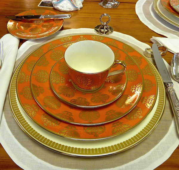 Royal Crown Derby Bristol Belle in orange