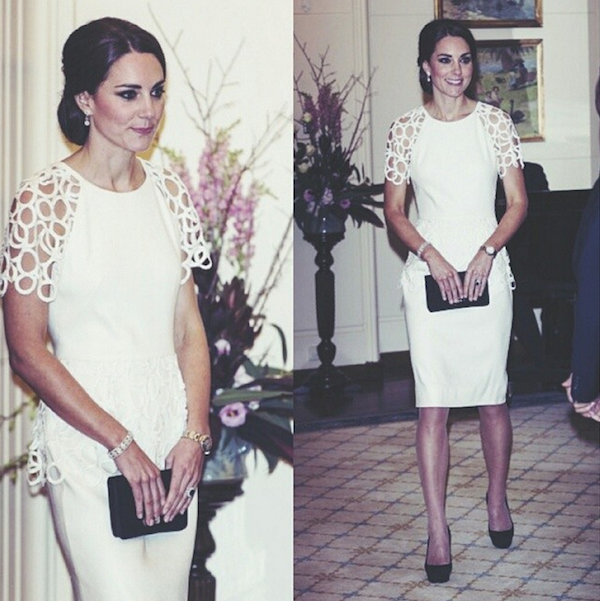 Kate Middleton in Lela Rose on instagram
