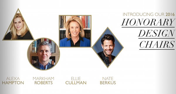 Winter Antiques Show 2016 Honorary Design Chairs