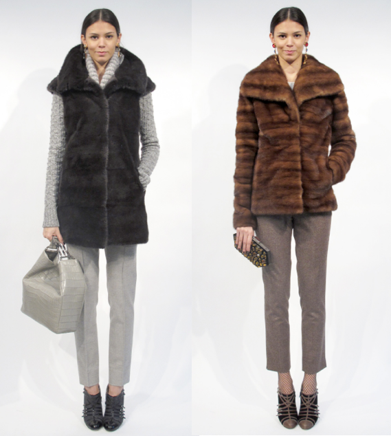 Oscar de la Renta 2012 fall fur collection