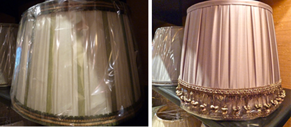 Handmade French lampshades