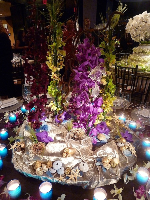 Steven Sills orchid dinner table