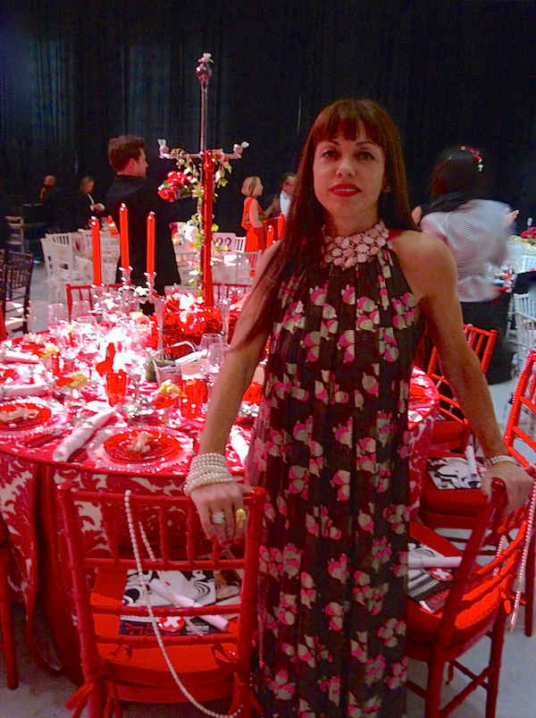 Silvina Leone at the Red Cross Red & White Ball 2014 