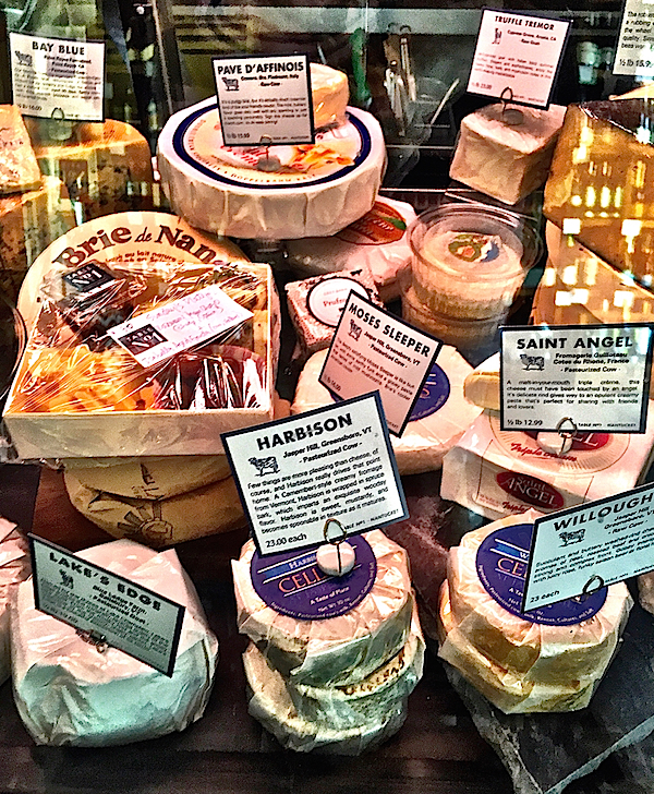 Shopping the wharf on Nantucket - Table No. 1 cheeses