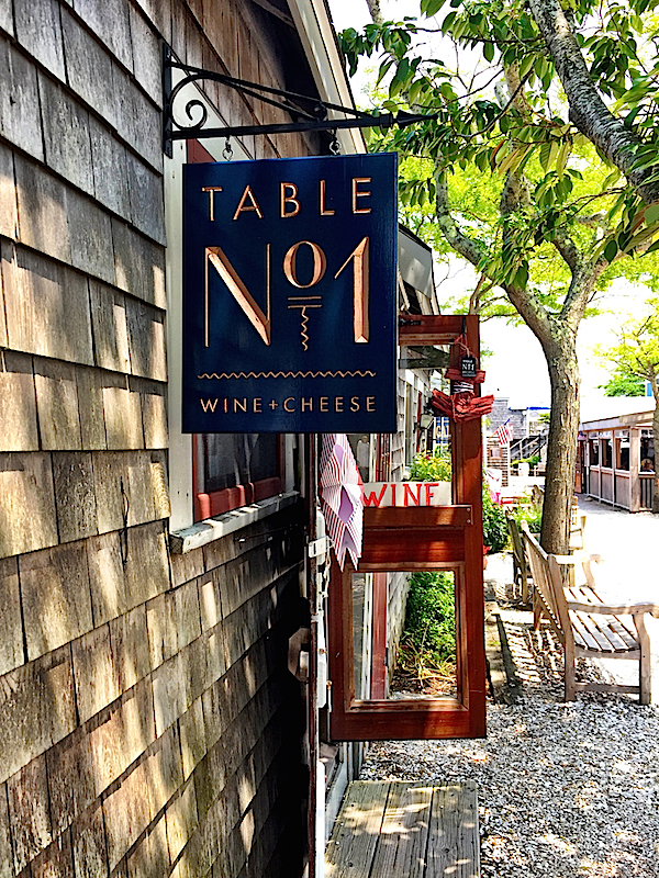 Shopping the wharf - Table No. 1 on Nantucket