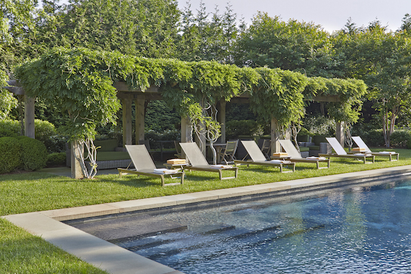 The Good Garden poolside pergola