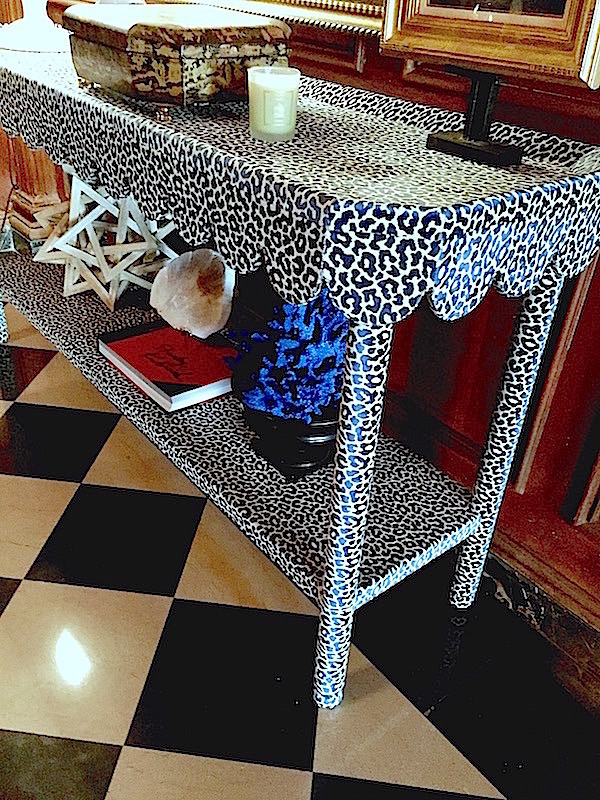 Tim Corrigan console table at Maison de Luxe