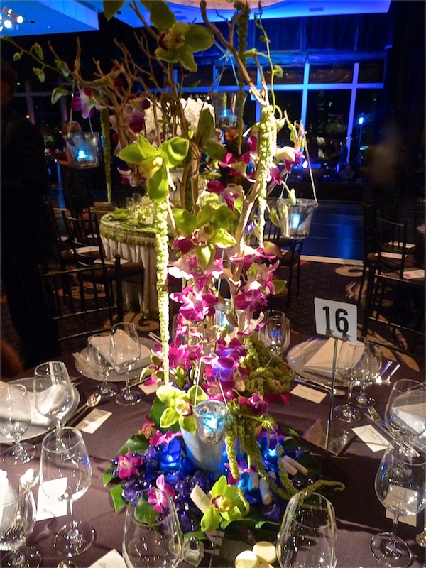 Trish O'Sullivan Orchid Dinner table