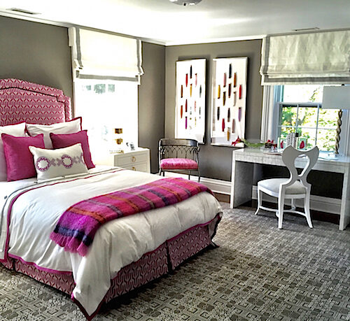 bedroom by Carey Karlan at Showhouse on the Green