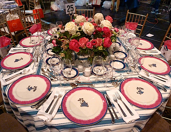 Alessandra Branca Lenox Hill gala table