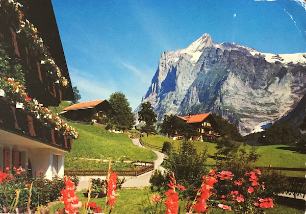 chalet postcard