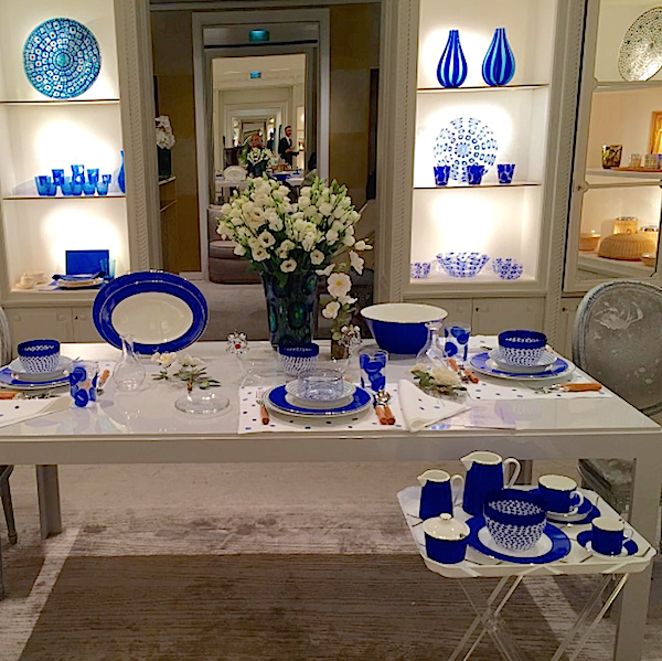 Summer inspiration from Dior home boutique via Doris Brynner instagram